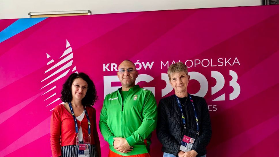 Зам. министърът на спорта проф. Дашева присъства на спечелването на бронза от Александра Димитрова в кикбокса на Европейските игри