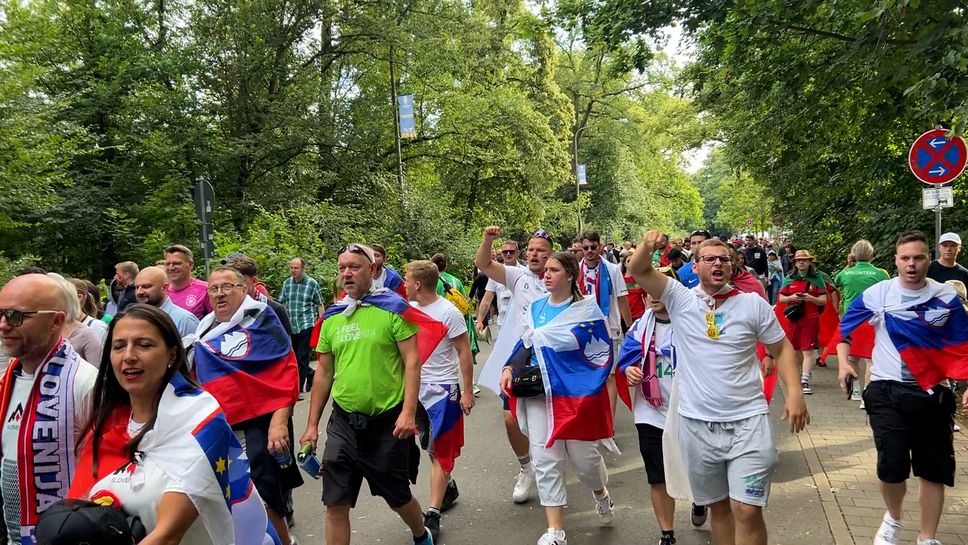 Феновете на Словения не пропуснаха шанса да се закачат с тези на Португалия