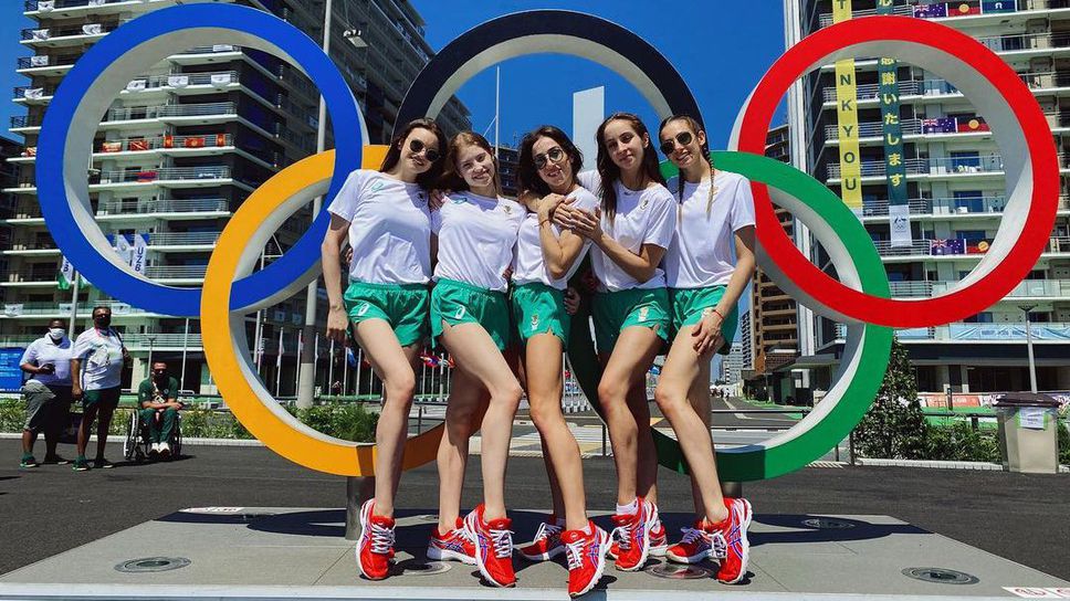 Българският отбор по художествена гимнастика пристигна в олимпийското село в Токио