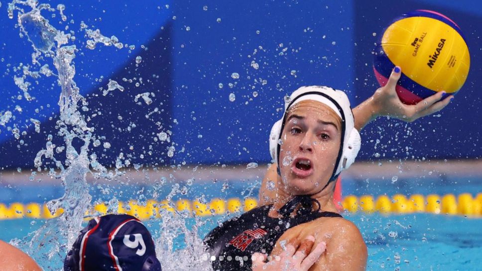 САЩ срещу Канада на 1/4-финалите на водна топка при жените🤽‍♀️