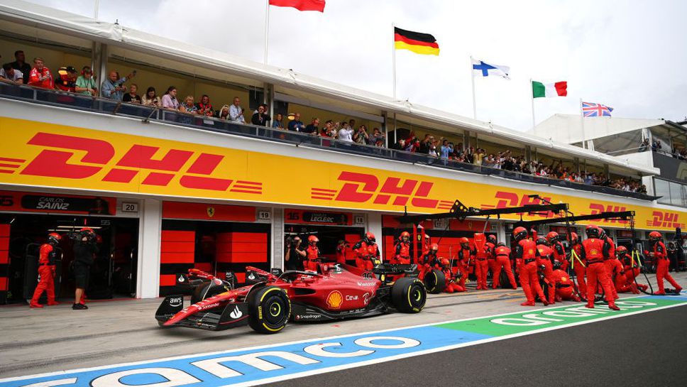 От Ферари се опитаха да обяснят издънката с гумите