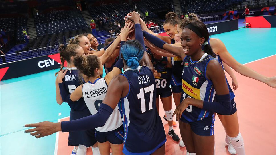 Италия отнесе Русия и е на полуфинал на Евроволей 2021🏐