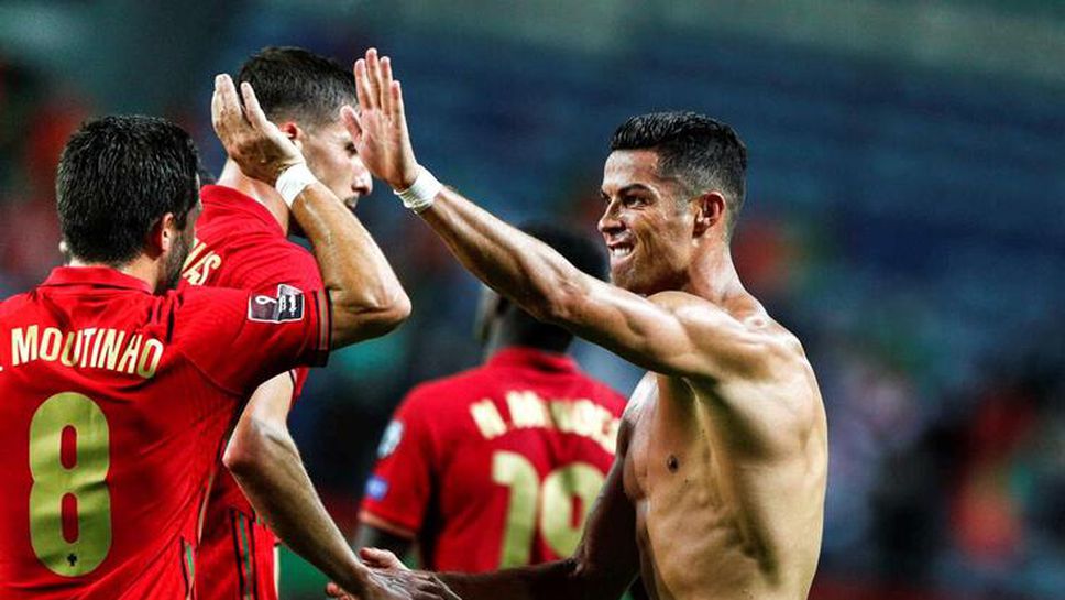 Роналдо измъкна Португалия с два исторически гола