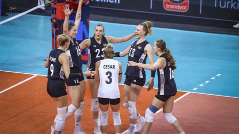 Германия на 1/4-финал на ЕвроВолей 2026 след драма срещу Белгия