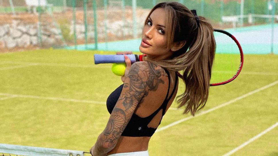 Разкрепостено тенис гадже остана топлес