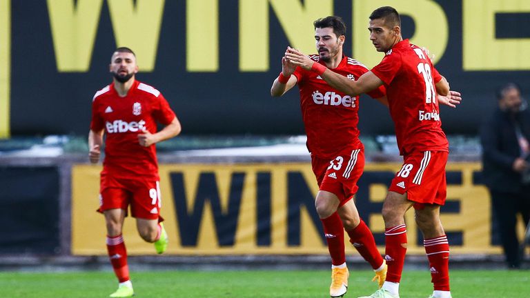  11-те на ЦСКА 1948 и Борец (Велес) 