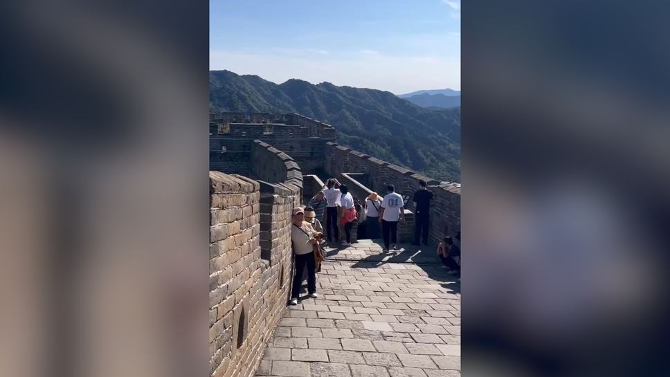 Боби Цонев посети Великата китайска стена