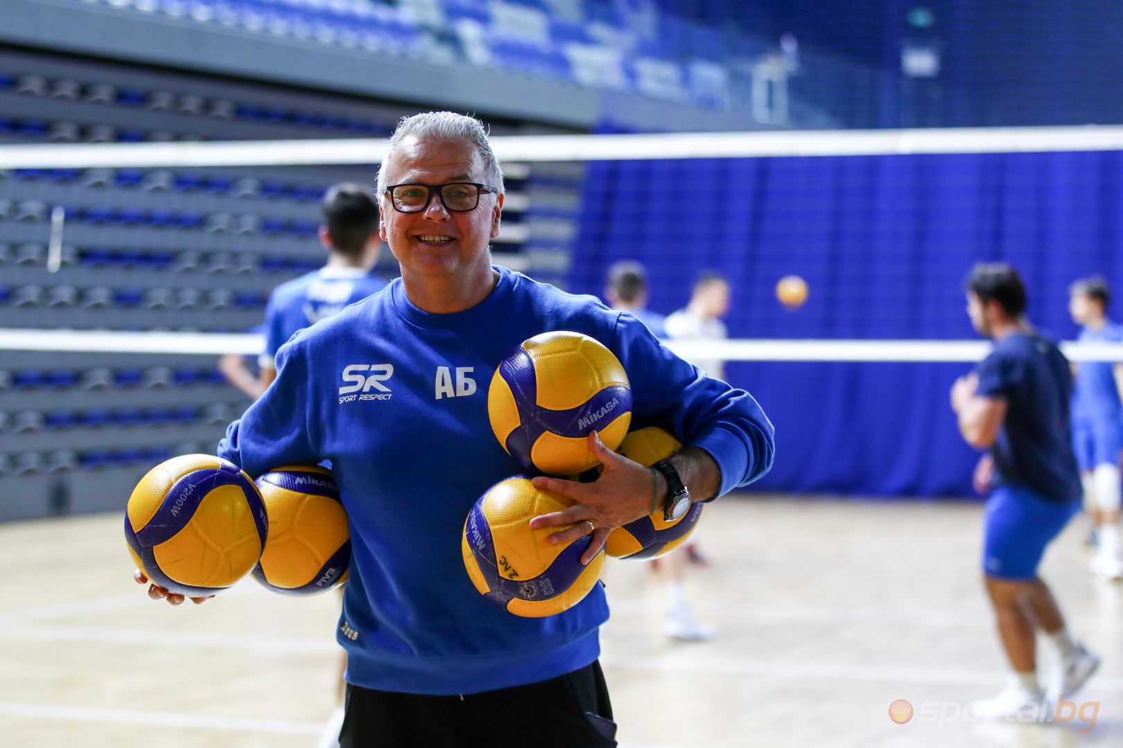 Интервю с Андреа Буратини и тренировка на юношите на Левски 🏐