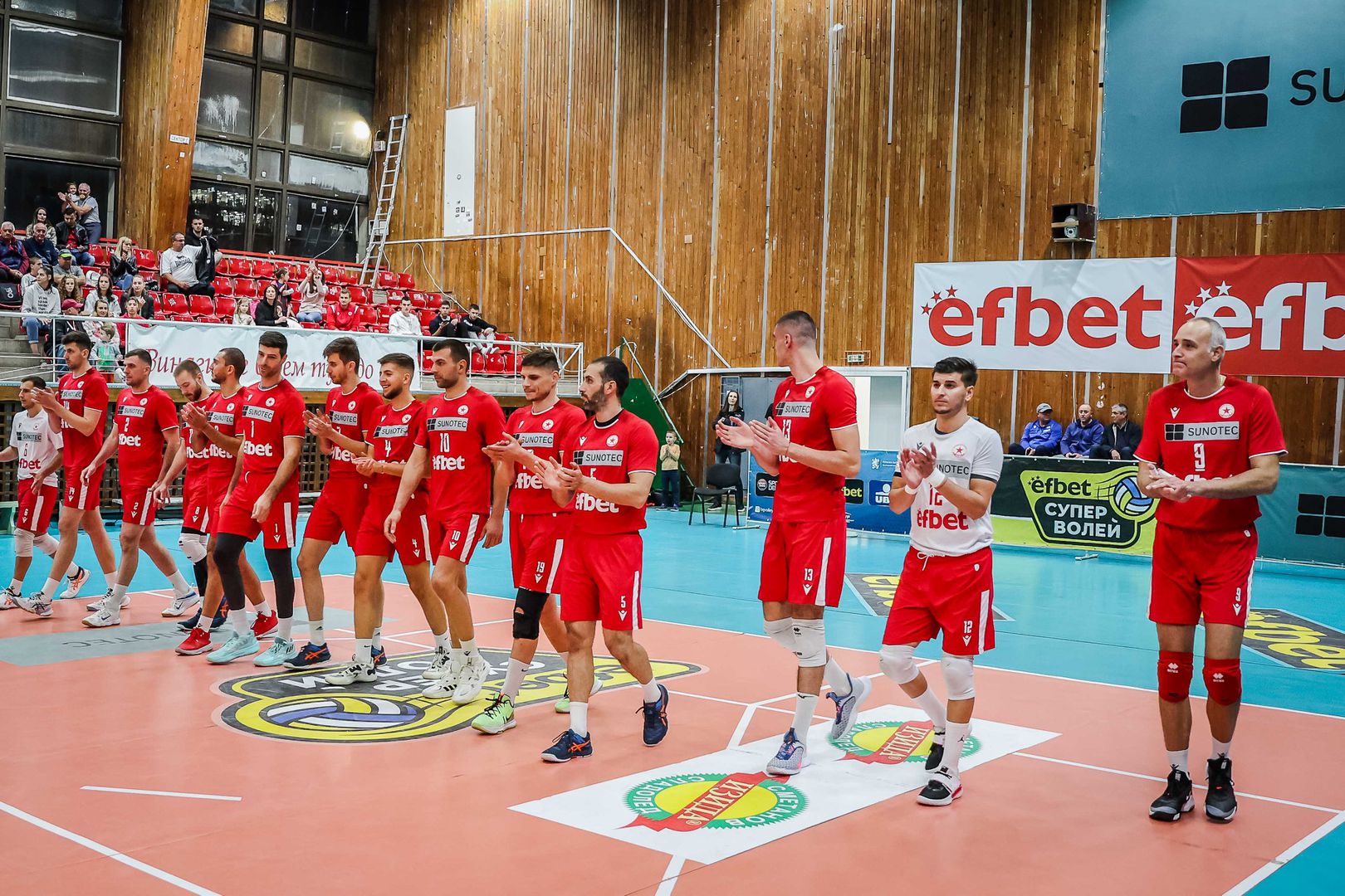 ЦСКА с трета поредна победа в Efbet Супер Волей след 3:0 срещу Пирин (Разлог) 🏐