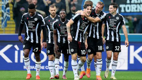  Удинезе и Дзаниоло нанесоха първа загуба на Аталанта в Серия “А ” 