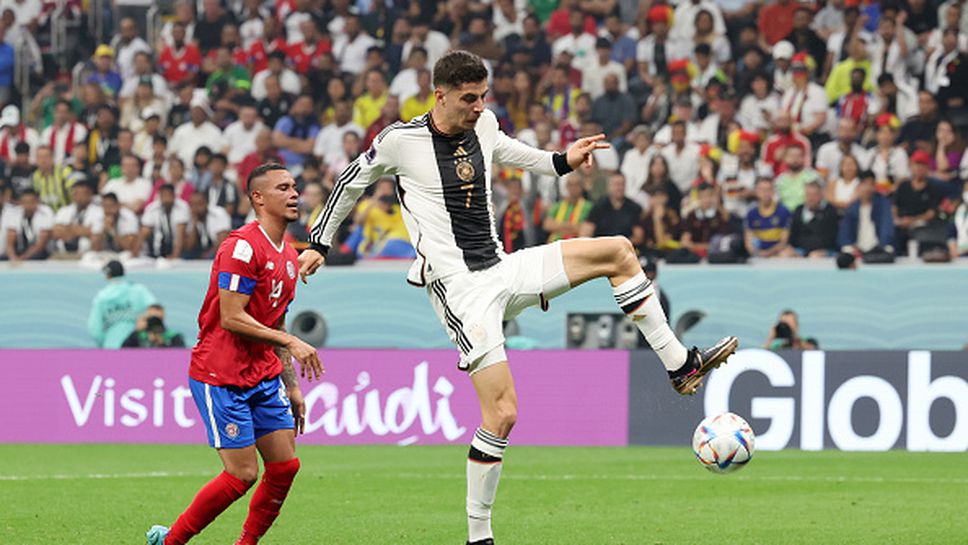 Още един обрат на Коста Рика - Германия, 2:3 с втори гол на Хаверц