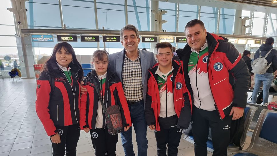 Росен Плевнелиев и Весела Лечева изпратиха гимнастиците на FAPA Bulgaria за Световното