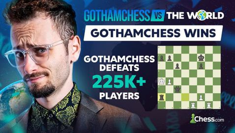 GothamChess матира 225 000 играчи в рекордно масова партия