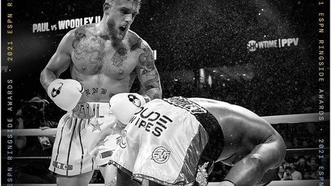 ESPN: Нокаутът на Джейк Пол над Уудли е нокаут на годината