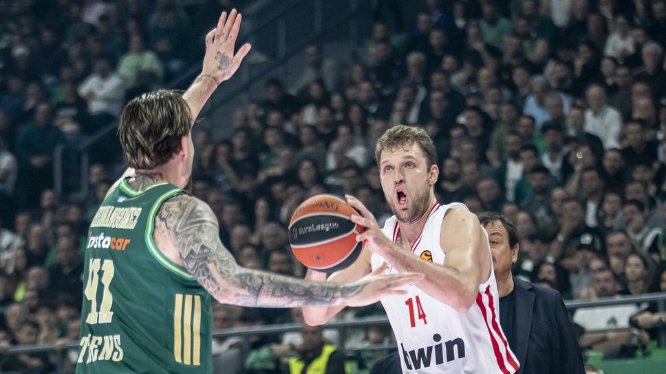 Страхотен Везенков помогна на Олимпиакос да излъже Панатинайкос в лудо дерби