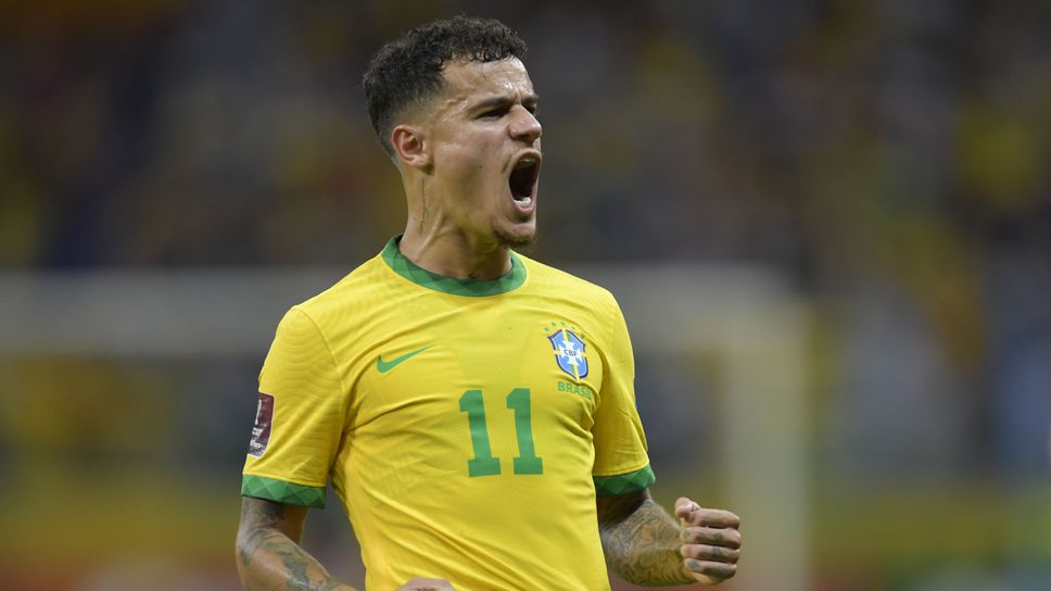 Бразилия не се затрудни с Парагвай, Коутиньо блесна с красив гол