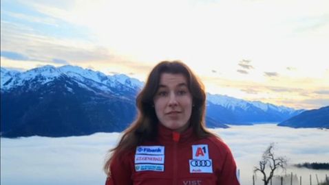 Анина Цурбриген не завърши първия манш на гигантския слалом в Земеринг