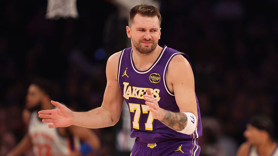 Крилото гард на Лос Анджелис Лейкърс Лука Дончич поздрави по