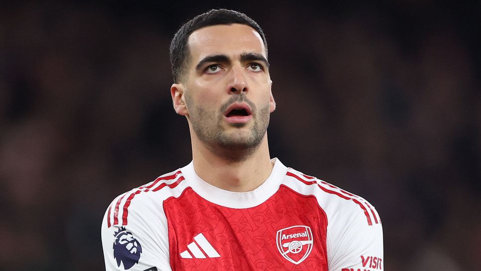 Халфът на АрсеналМикел Мерино ще отсъства от терените за продължителен