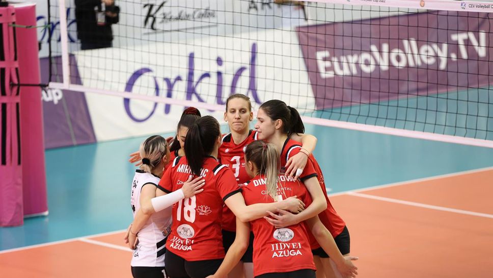 Гергана Димитрова и Алба Блаж отпаднаха на полуфиналите за Купата на CEV 🏐