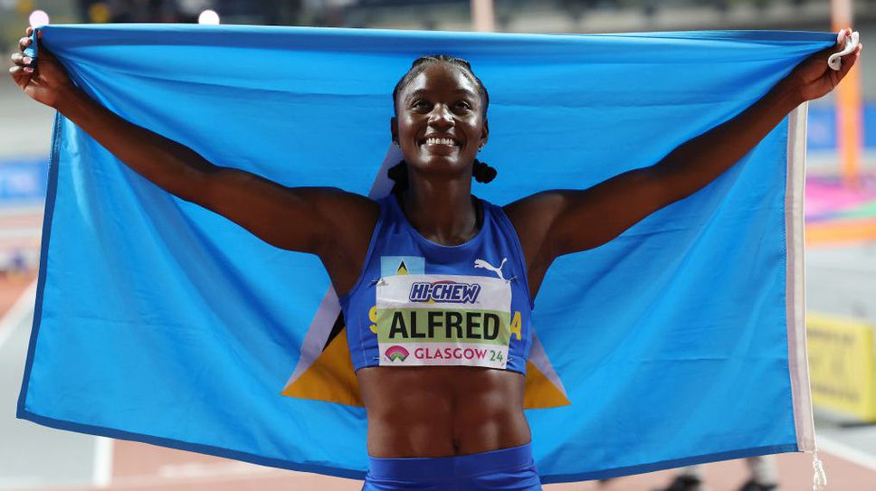 Най-бързата жена в света на 60 метра е от Сейнт Лусия, сребро и бронз за Европа