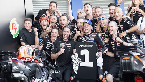 Марко Бедзеки и Априлия записаха впечатляващ старт