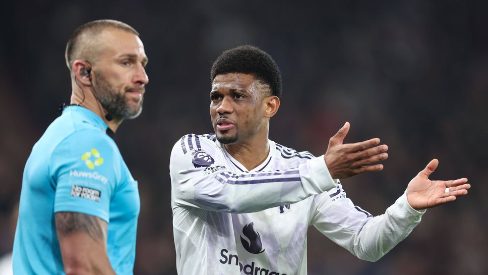 Комисията се произнесе: Манчестър Юнайтед не е трябвало да получи втора дузпа в мача с Борнемут