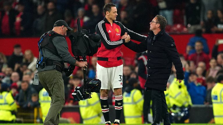 Мениджърът на Манчестър Юнайтед Ралф Рангник похвали футболистите след победата