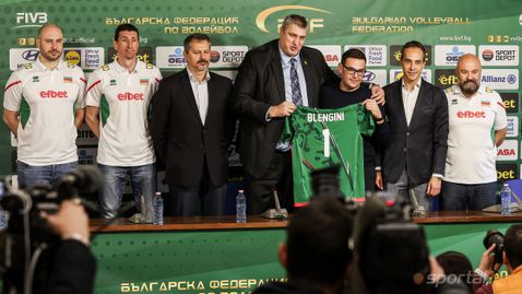 България представи Джанлоренцо Бленджини като селекционер на мъжкия национален отбор