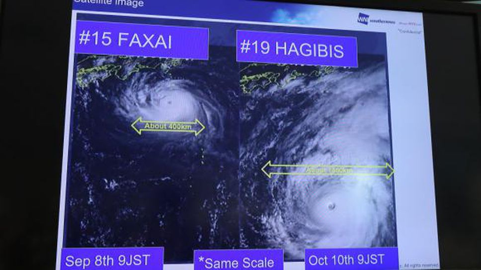 Как се подготви Сузука за тайфуна Хагибис (видео)