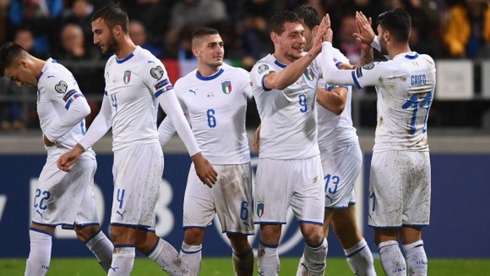 Резервите на Италия изиграха силни 20 минути за 5:0 (видео)