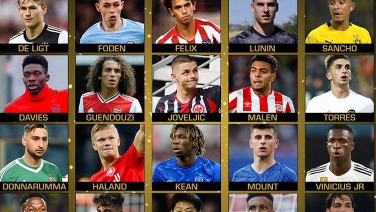 Ето ги претендентите за най-добър млад футболист в света