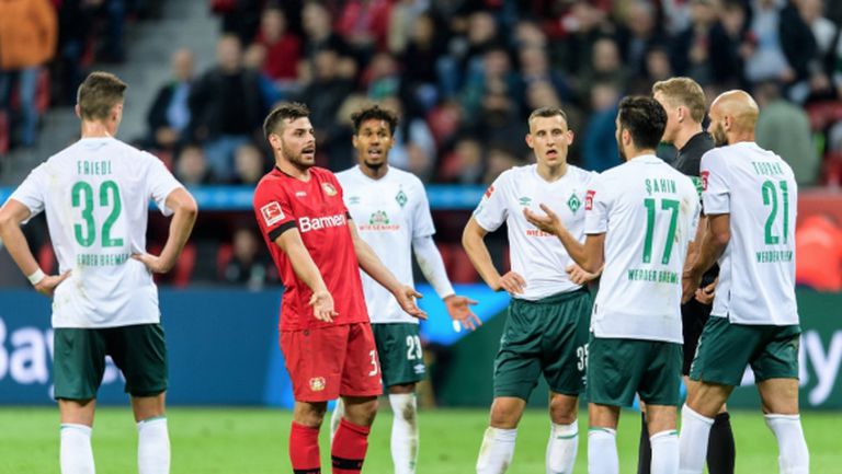 Четири гола и дискусионно решение на ВАР в последната минута белязаха Леверкузен - Вердер