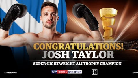  Джош Тейлър е новият притежател на трофея Мохамед Али 