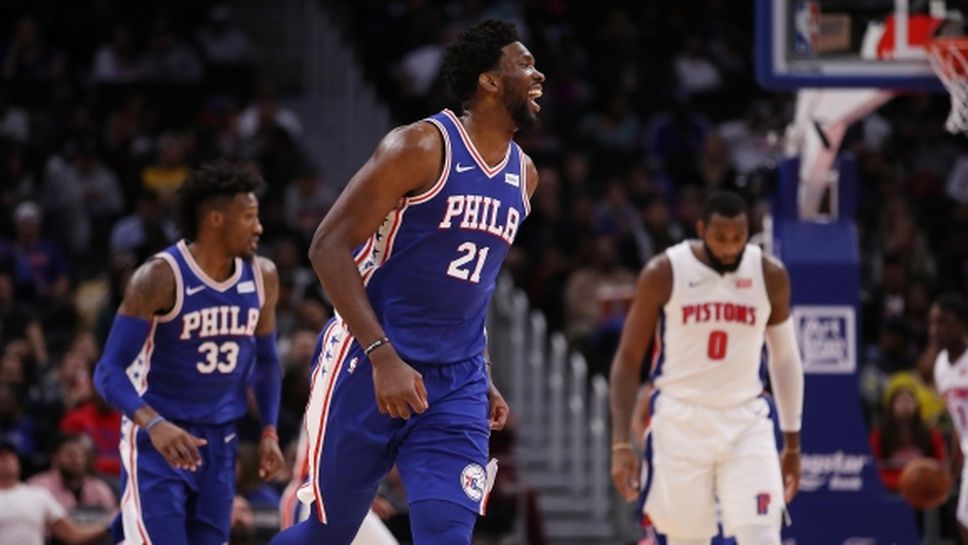 Филаделфия се справи с Детройт