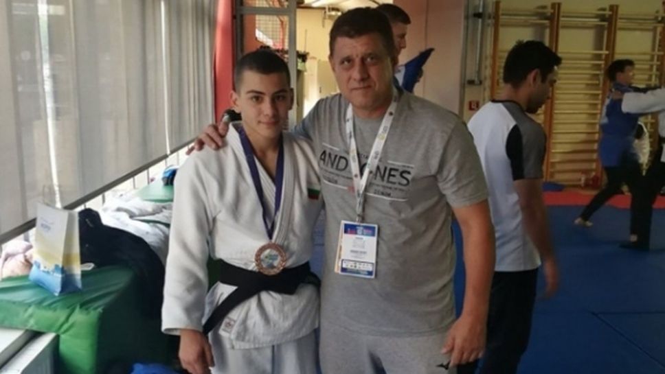 Иван Симеонов с бронз на Европейската купа по джудо за кадети