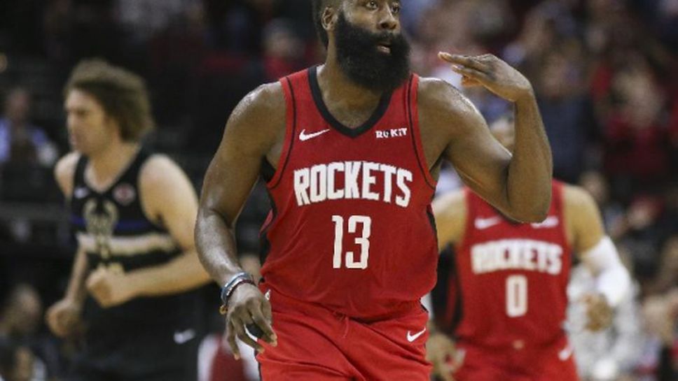 Хардън с личен рекорд за сезона срещу бившия си отбор