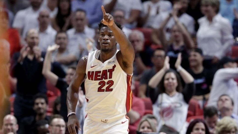 Джими Бътлър дебютира за Маями при победата над Атланта