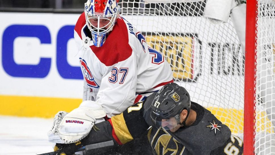 Макс Доми реализира решителния гол за успеха над Монреал над Лас Вегас