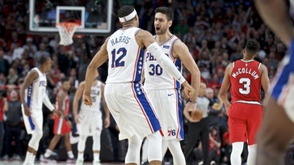 Невероятен мач и тройка в последната секунда остави Филаделфия единствен непобеден отбор в НБА