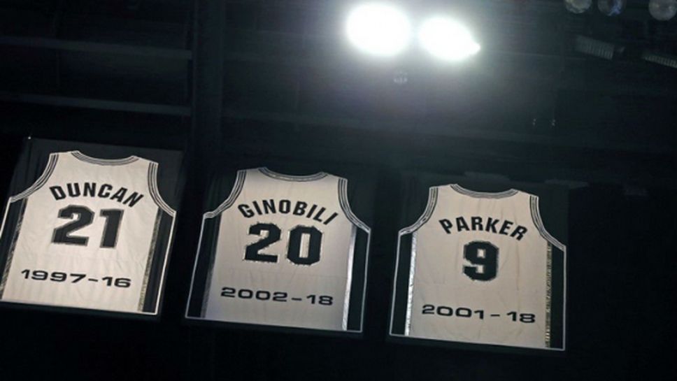 Сан Антонио Спърс извади от употреба номера на Тони Паркър