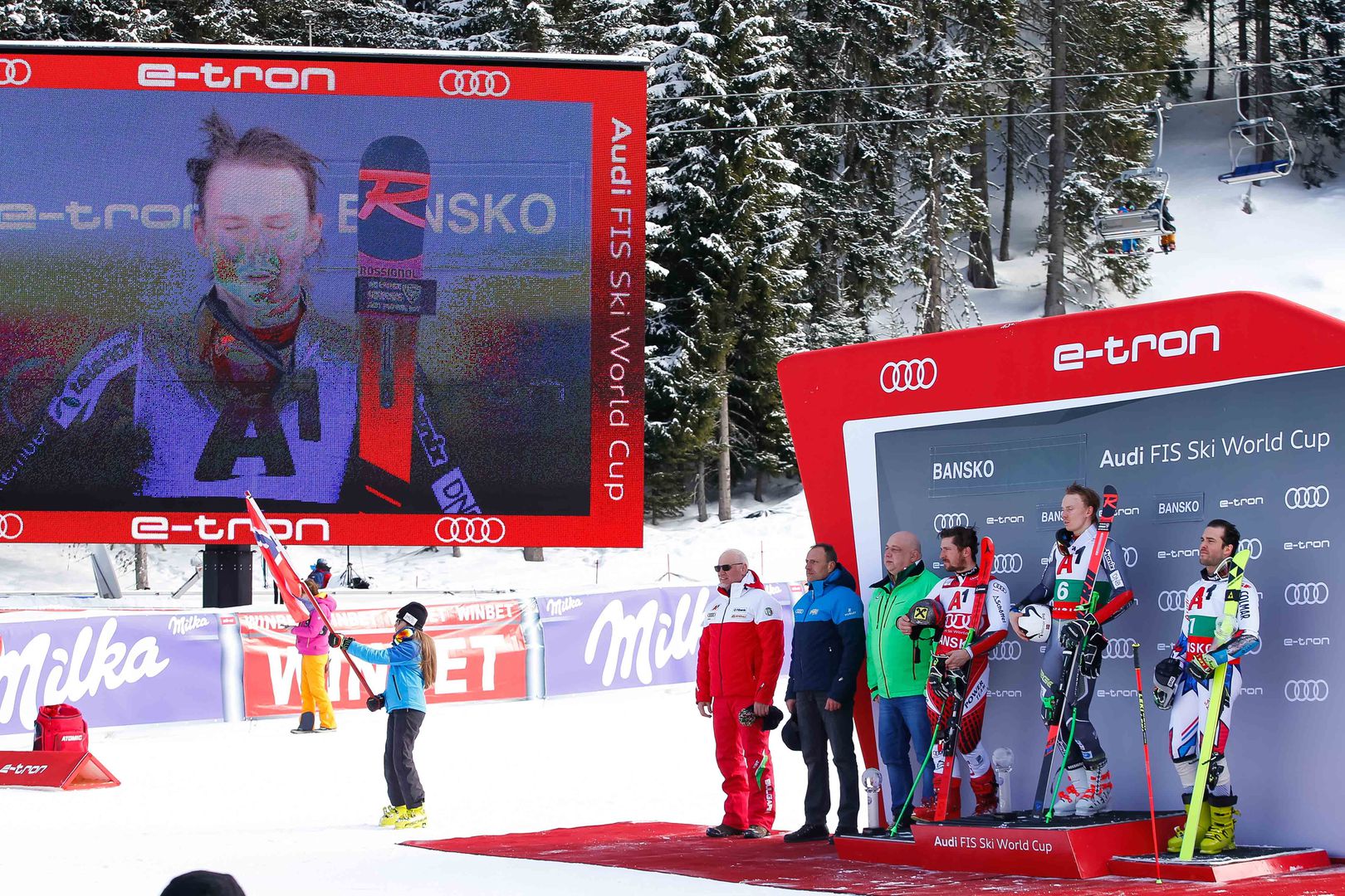 Кристоферсен спечели гигантския слалом от СК в Банско, Хиршер грабна малкия кристален глобус