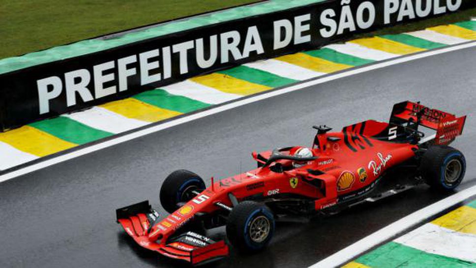 Ферари най-бързи във втората тренировка в Бразилия