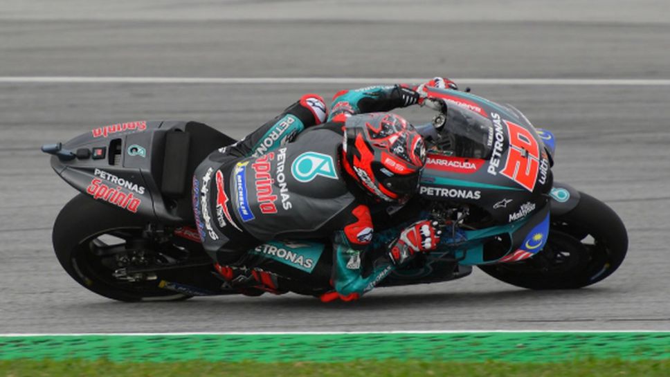 Куартараро надви Маркес в последната квалификация за сезон 2019 в MotoGP