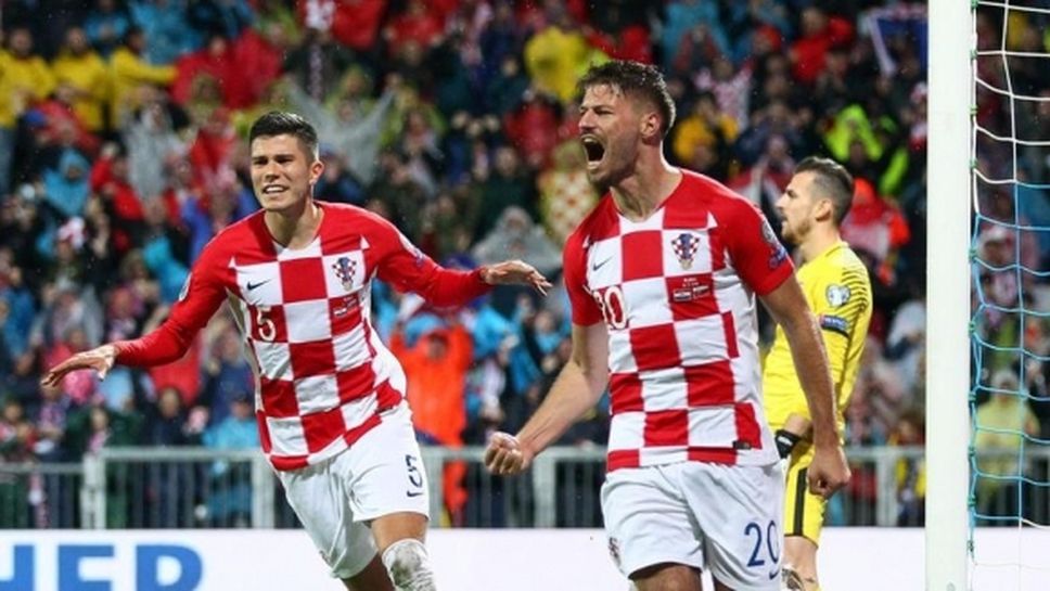 Хърватия подпечата билета си за Евро 2020 с обрат срещу Словакия (видео)