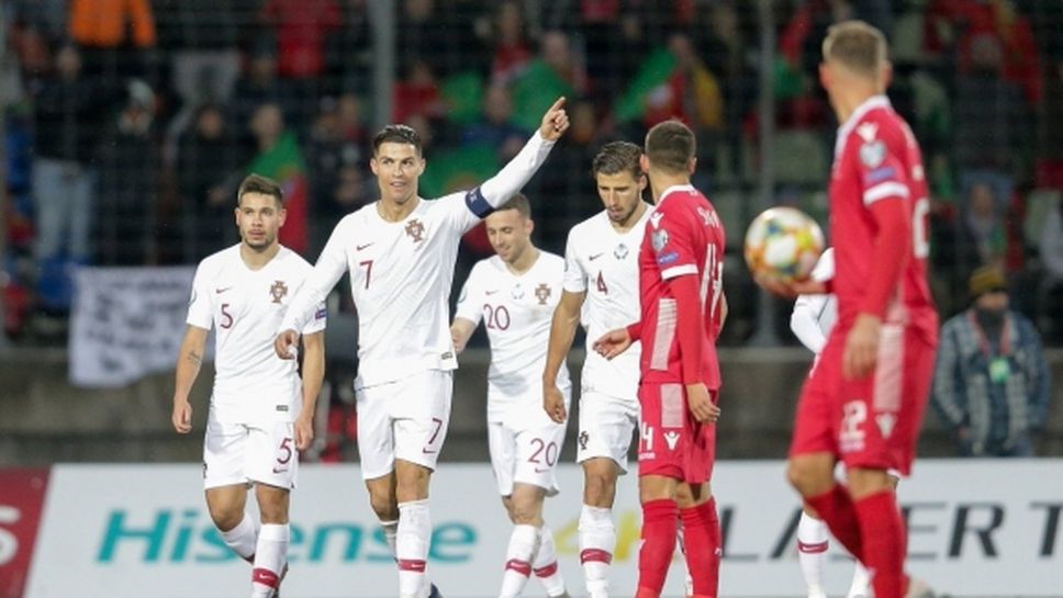 Португалия не допусна изненада срещу Люксембург и ще защитава европейската си титла (видео)