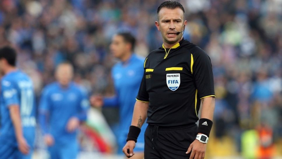 Ивайло Стоянов ще ръководи мач в младежката Шампионска лига