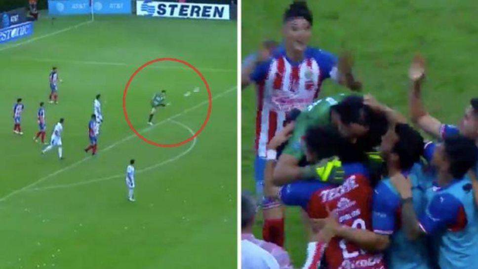 Лудост в Мексико! Вратар вкара гол в 94-ата минута (видео)