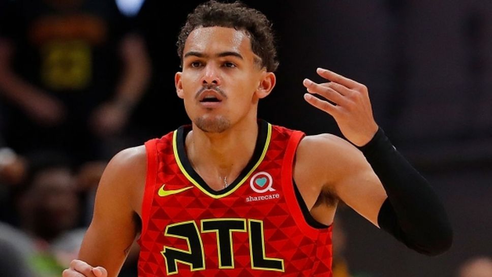 Трей Йънг с чудовищен мач за Атланта (видео)