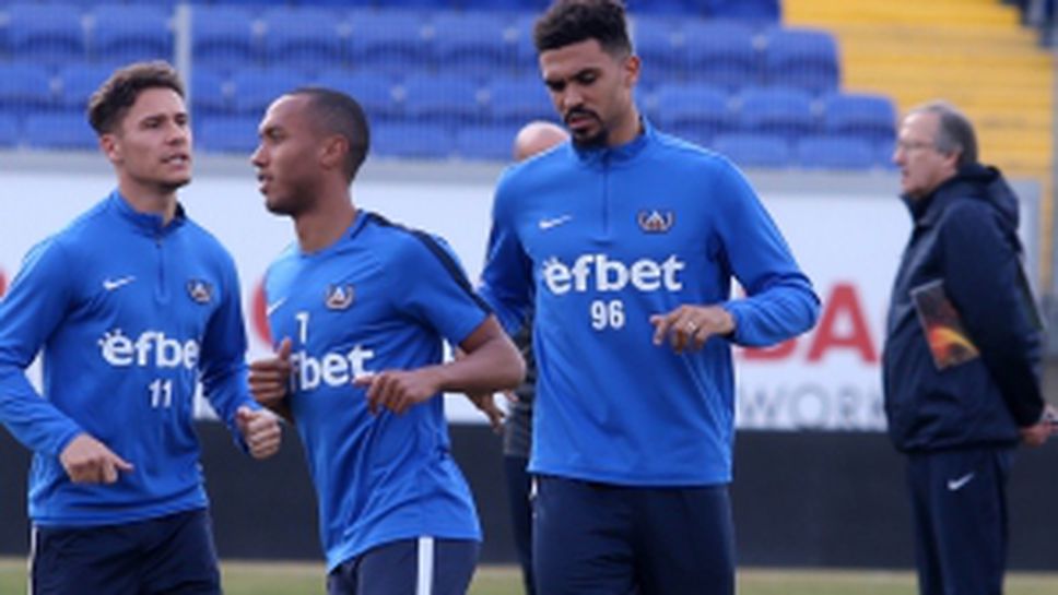 Левски се подготвя за дербито с Лудогорец